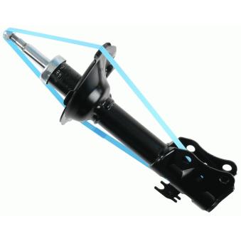 Jeu de 2 amortisseurs avant SACHS OEM 4851052060