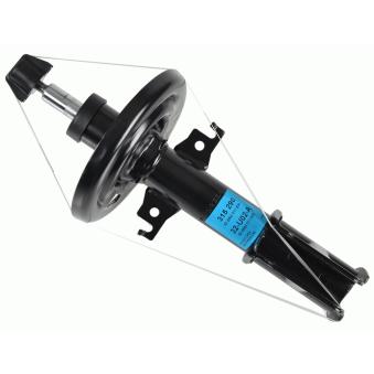 Jeu de 2 amortisseurs avant SACHS 315 290 pour AUDI A6 1.5 DCI - 110cv