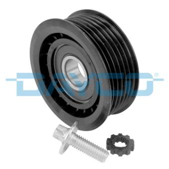 Poulie renvoi/transmission, courroie trapézoïdale à nervures DAYCO APV2822 pour VOLKSWAGEN TOUAREG 1.8 - 241cv