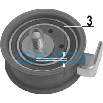 Poulie-tendeur, courroie crantée DAYCO OEM 058109243D