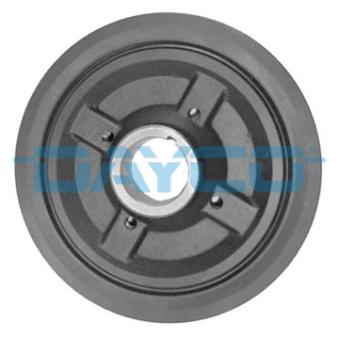 Poulie, vilebrequin DAYCO DPV1156 pour MITSUBISHI PAJERO 2.5 TD - 115cv
