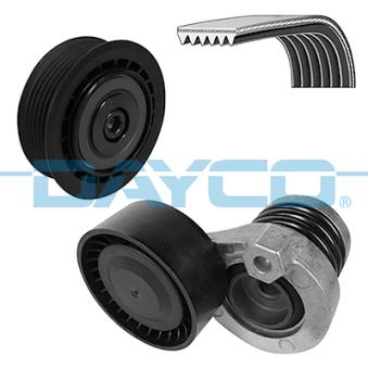 Jeu de courroies trapézoïdales à nervures DAYCO KPV1429 pour RENAULT CAPTUR Blue dCi 115 - 116cv