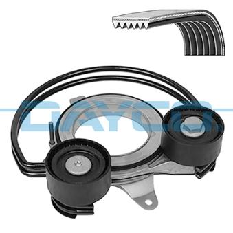 Jeu de courroies trapézoïdales à nervures DAYCO KPV1464