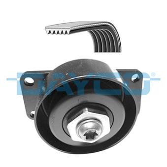 Jeu de courroies trapézoïdales à nervures DAYCO KPV171 pour VOLKSWAGEN SCIROCCO 1.4 - 72cv