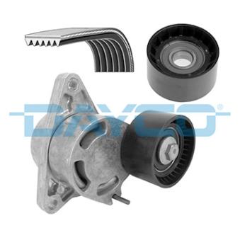 Jeu de courroies trapézoïdales à nervures DAYCO KPV195 pour OPEL VIVARO 2.5 DTI - 135cv