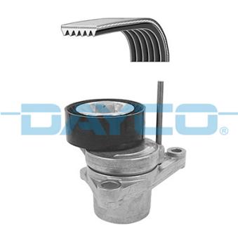 Jeu de courroies trapézoïdales à nervures DAYCO KPV225 pour LADA GRANTA 1.4 - 73cv