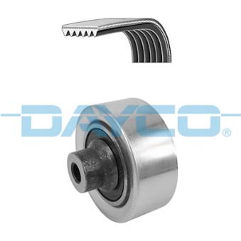 Jeu de courroies trapézoïdales à nervures DAYCO KPV229 pour CITROEN C4 1.6 HDI - 109cv