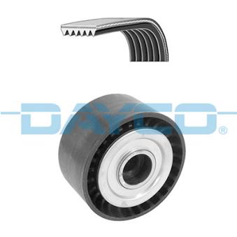 Jeu de courroies trapézoïdales à nervures DAYCO KPV231 pour CITROEN C4 1.6 HDI - 109cv