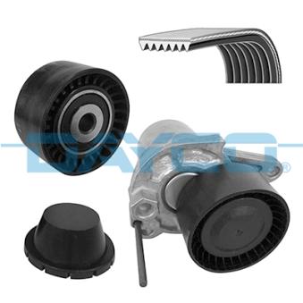 Jeu de courroies trapézoïdales à nervures DAYCO KPV244 pour NISSAN NV300 1.6 dci 125 - 125cv