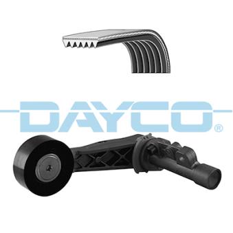 Jeu de courroies trapézoïdales à nervures DAYCO KPV284 pour FORD FOCUS 1.6 THP - 150cv