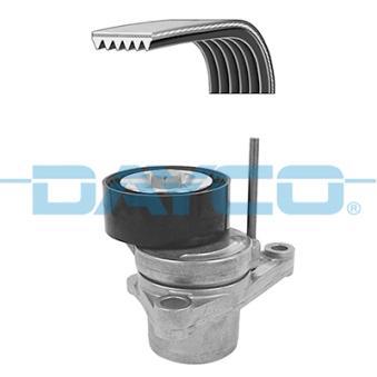 Jeu de courroies trapézoïdales à nervures DAYCO KPV289 pour SAAB 95 1.2 THP 110 - 110cv