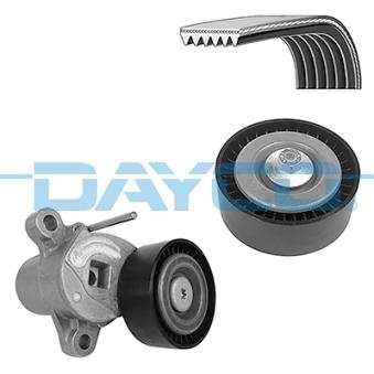 Jeu de courroies trapézoïdales à nervures DAYCO KPV391 pour FORD C-MAX 1,0 EcoBoost - 125cv