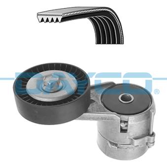 Jeu de courroies trapézoïdales à nervures DAYCO KPV405 pour OPEL COMBO 1.6 16V - 94cv