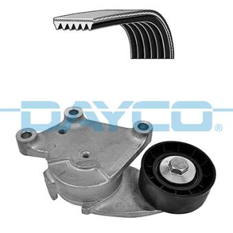 Jeu de courroies trapézoïdales à nervures DAYCO KPV408 pour FORD C-MAX 1.6 TDCi - 101cv