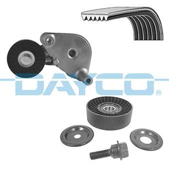Jeu de courroies trapézoïdales à nervures DAYCO KPV453 pour HYUNDAI TRAJET CVVT - 173cv