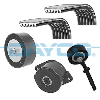 Jeu de courroies trapézoïdales à nervures DAYCO [KPV485]