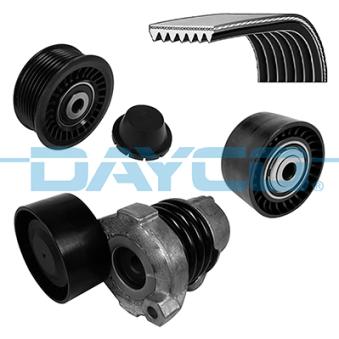 Jeu de courroies trapézoïdales à nervures DAYCO KPV501 pour DACIA DUSTER 1.2 TCe 125 - 125cv