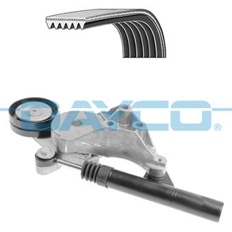 Jeu de courroies trapézoïdales à nervures DAYCO KPV522