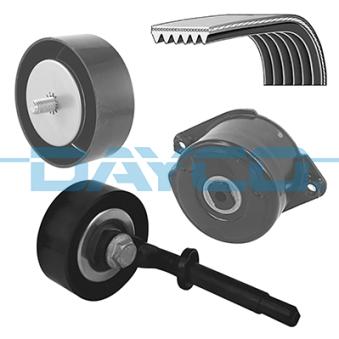 Jeu de courroies trapézoïdales à nervures DAYCO KPV526