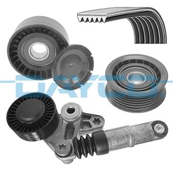 Jeu de courroies trapézoïdales à nervures DAYCO KPV529 pour MAZDA CX-5 3.0 TDI quattro - 204cv