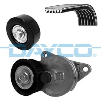 Jeu de courroies trapézoïdales à nervures DAYCO KPV555 pour BMW Série 3 2.0 16V - 131cv
