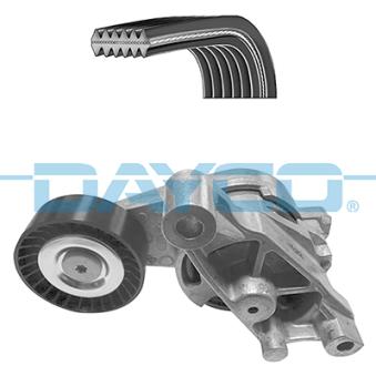 Jeu de courroies trapézoïdales à nervures DAYCO KPV563 pour AUDI A3 2.0 TDI - 163cv