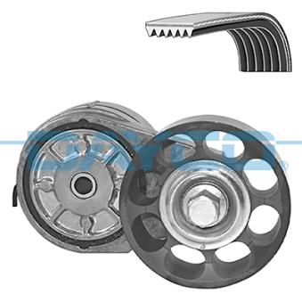 Jeu de courroies trapézoïdales à nervures DAYCO KPV565 pour LAND ROVER DISCOVERY 2.5 TDI 4x4 - 113cv Jeu de courroies trapézoïdales à nervures DAYCO KPV565 pour LAND ROVER DISCOVERY 2.5 TDI 4x4 - 113cv