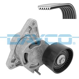 Jeu de courroies trapézoïdales à nervures DAYCO KPV594 pour OPEL MOVANO 2.2 DTI - 90cv