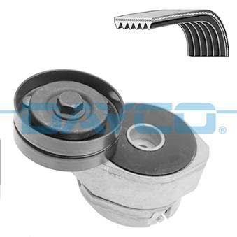 Jeu de courroies trapézoïdales à nervures DAYCO KPV615 pour ROVER 400 420 Di - 105cv