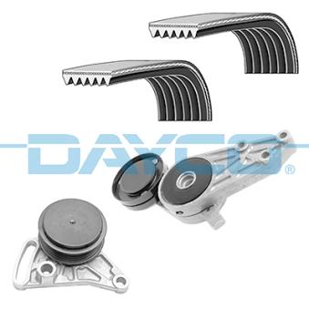 Jeu de courroies trapézoïdales à nervures DAYCO KPV692