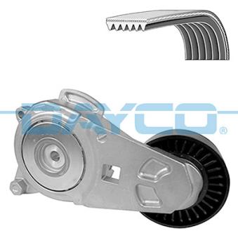 Jeu de courroies trapézoïdales à nervures DAYCO KPV714 pour TOYOTA AURIS 1.4 D-4D - 90cv
