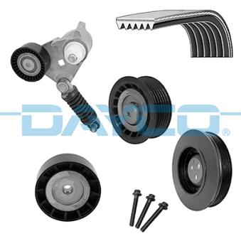 Jeu de courroies trapézoïdales à nervures DAYCO [KPV739]