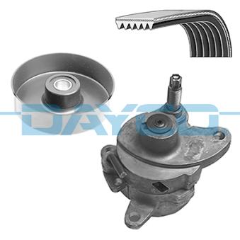 Jeu de courroies trapézoïdales à nervures DAYCO KPV812 pour MERCEDES-BENZ CLASSE E E 200 - 136cv