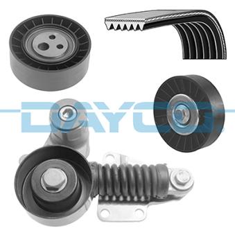 Jeu de courroies trapézoïdales à nervures DAYCO KPV815