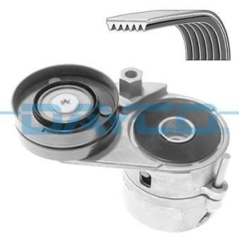 Jeu de courroies trapézoïdales à nervures DAYCO KPV843