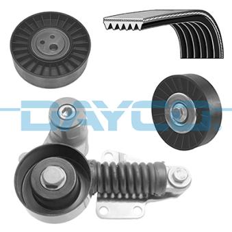 Jeu de courroies trapézoïdales à nervures DAYCO [KPV854]