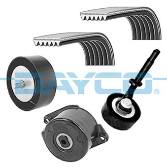 Jeu de courroies trapézoïdales à nervures DAYCO [KPV875]