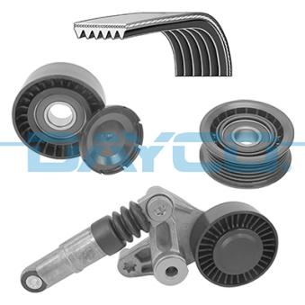 Jeu de courroies trapézoïdales à nervures DAYCO KPV957 pour AUDI Q7 3.0 TDI - 233cv