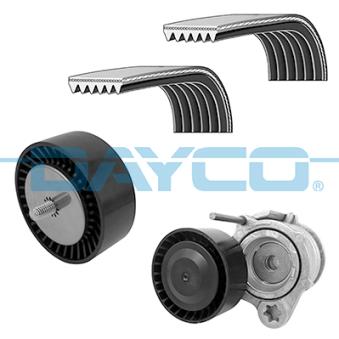 Jeu de courroies trapézoïdales à nervures DAYCO [KPV975]