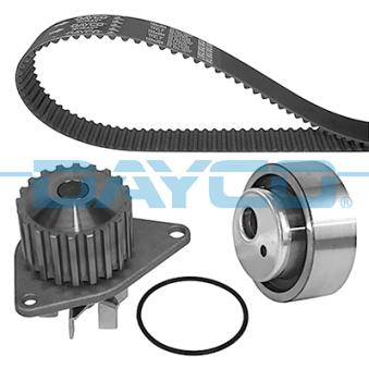 Pompe à eau + kit de courroie de distribution DAYCO KTBWP1020 pour CITROEN AX 1.4 - 85cv