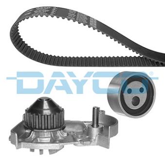 Pompe à eau + kit de courroie de distribution DAYCO KTBWP1062 pour RENAULT CLIO 1.4 - 80cv