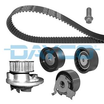 Pompe à eau + kit de courroie de distribution DAYCO KTBWP1730 pour OPEL VECTRA 2000 16V 4x4 - 150cv
