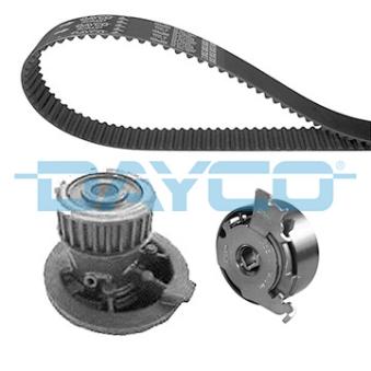 Pompe à eau + kit de courroie de distribution DAYCO KTBWP2540 pour OPEL VECTRA 1.6 i - 75cv