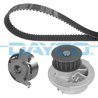 Pompe à eau + kit de courroie crantée DAYCO KTBWP2541 pour OPEL ASTRA 1.6 - 75cv