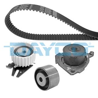 Pompe à eau + kit de courroie de distribution DAYCO KTBWP3110 pour FIAT MAREA 2.0 150 20V - 150cv
