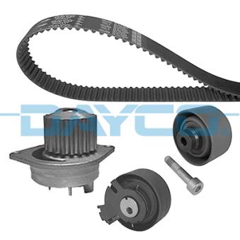 Pompe à eau + kit de courroie de distribution DAYCO KTBWP3330 pour CHEVROLET EPICA 1.6 16V - 110cv