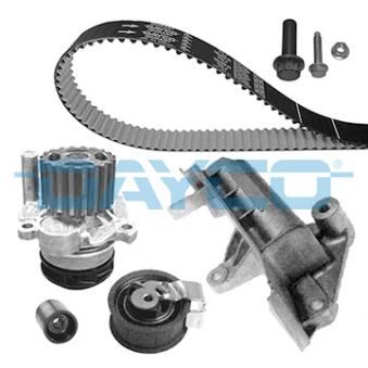Pompe à eau + kit de courroie de distribution DAYCO KTBWP4160 pour VOLKSWAGEN PASSAT 1.9 TDI - 115cv