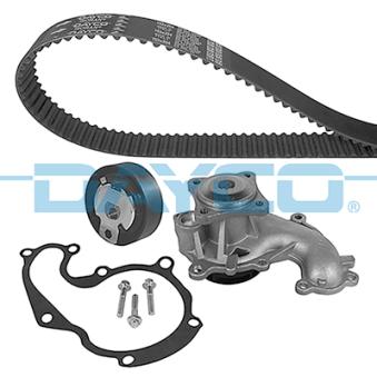 Pompe à eau + kit de courroie de distribution DAYCO KTBWP4700 pour VOLKSWAGEN BORA 1.8 TDCi - 110cv