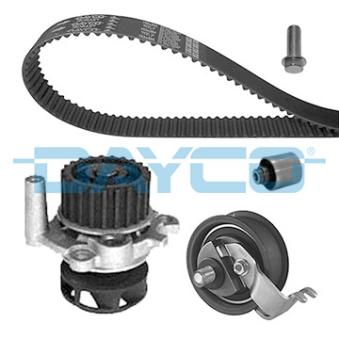 Pompe à eau + kit de courroie de distribution DAYCO KTBWP4831 pour AUDI TT 1.8 T quattro - 180cv