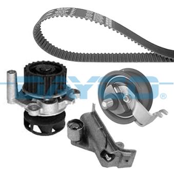 Pompe à eau + kit de courroie de distribution DAYCO KTBWP4870 pour AUDI TT 1.8 T quattro - 180cv